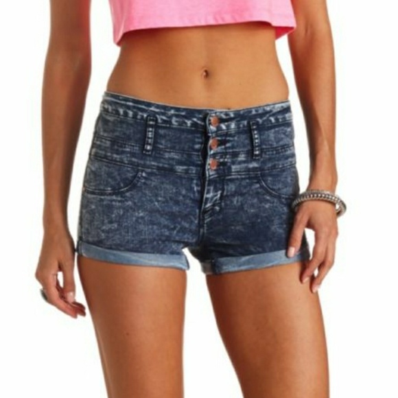 refuge Pants - Refuge High Waisted Jeans Short